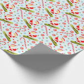 Snowboarden Snowboarder Weihnachtsgeschenk Geschenkpapier (Ecke)