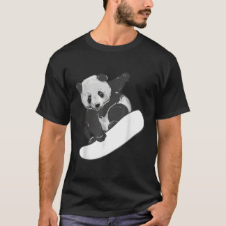 Snowboarden Snowboarding Panda T-Shirt