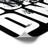 Snowboarden Sprichwort für Wintersport Fans Große Poster (Ecke)