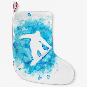 Snowboarden Strumpf Kleiner Weihnachtsstrumpf