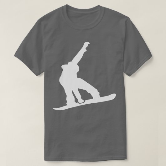 Snowboarden T-Shirt (Design vorne)