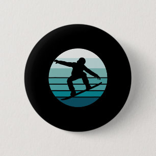 Snowboarden T Shirt Retro Vintages Cooles Snowboar Button