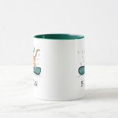 Snowboarden Tabby Cat CUSTOMIZE IT Tasse (Zentrum)