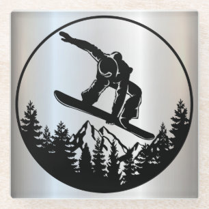 Snowboarden Untersetzer