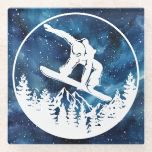 Snowboarden Untersetzer