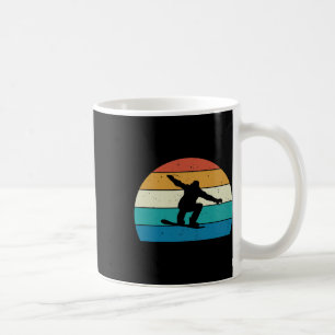 Snowboarden Vintage-Snowboard Snowboarder Kaffeetasse
