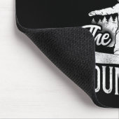 Snowboarden Vintager Berg 1 Mousepad (Ecke)