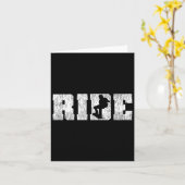 Snowboarden Vintager Reiten 1 Karte (Gelbe Blume)