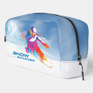 Snowboarden waschbeutel