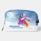 Snowboarden | waschbeutel (Rückseite)