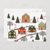 Snowboarden Weihnachten (Vorne/Hinten)