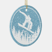 Snowboarden Weihnachtsschmuck (Rechts)