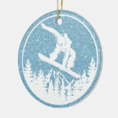 Snowboarden Weihnachtsschmuck (Links)