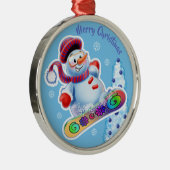 Snowboarden Weihnachtsschmuck (Rechts)