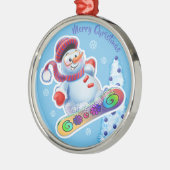 Snowboarden Weihnachtsschmuck (Links)