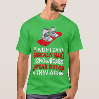 Snowboarden Wintersport Magic Snowboard Snowboarde T-Shirt