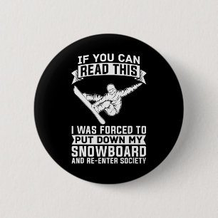 Snowboarden Wintersport - Snowboard Snowboarder Button