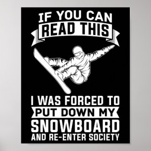 Snowboarden Wintersport - Snowboard Snowboarder Poster