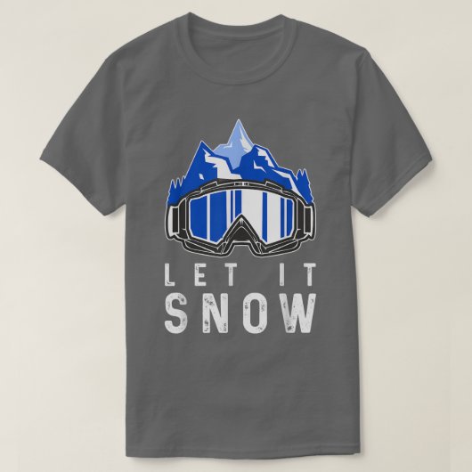 Snowboarden Wintersport Snowboarder Schneeschuhwan T-Shirt (Design vorne)