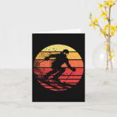 Snowboarden Wintersportort Snowboarden Karte (Gelbe Blume)