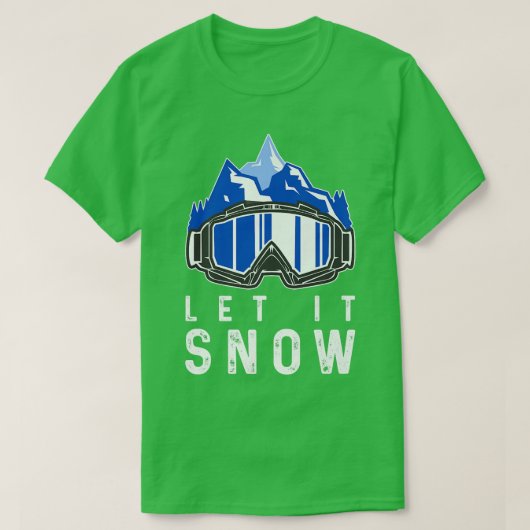 Snowboarden Wintersportort Snowboarder Snow Ski G T-Shirt (Design vorne)