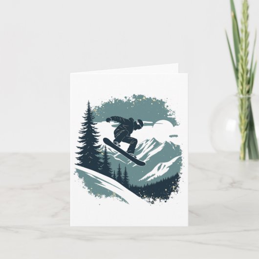 Snowboarder 2 karte (Vorderseite)