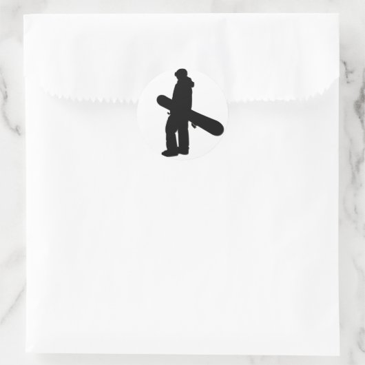 Snowboarder 2 Sticker (Tasche)