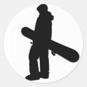 Snowboarder 2 Sticker (Vorderseite)