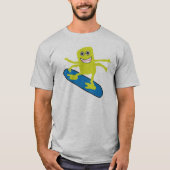 Snowboarder-4-Arm-Monster T-Shirt (Vorderseite)