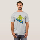 Snowboarder-4-Arm-Monster T-Shirt (Vorne ganz)