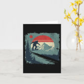 Snowboarder 4 karte (Gelbe Blume)