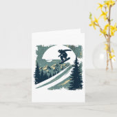 Snowboarder 8 karte (Gelbe Blume)