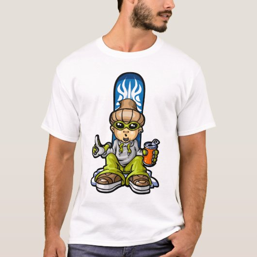 Snowboarder and soda T-Shirt (Vorderseite)