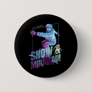 Snowboarder Button