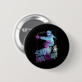 Snowboarder Button (Vorne & Hinten)