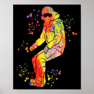 Snowboarder Colorful Snowboard Snowboarden 41 Poster