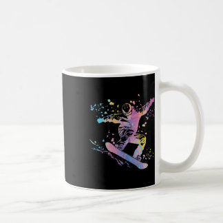Snowboarder Colorful Snowboard Snowboarden 48 Kaffeetasse
