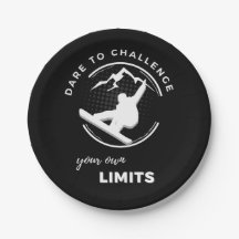 Snowboarder & "Dare to herauszufordern, Ihre eigen