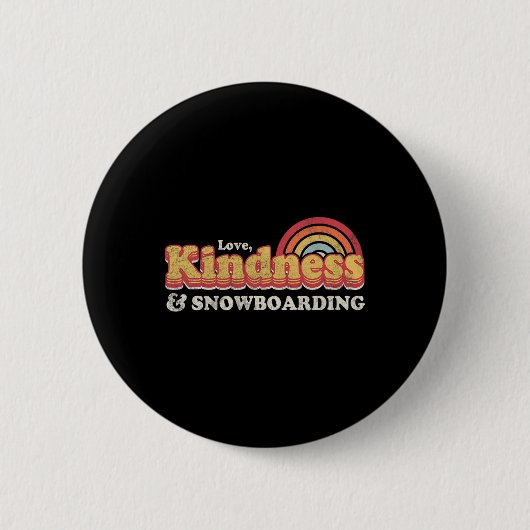 Snowboarder Design1 Button (Vorderseite)