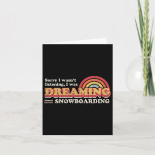 Snowboarder Design Karte