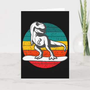 Snowboarder Dinosaur Snowboard Wintersport Snowb Karte