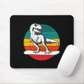 Snowboarder Dinosaur Snowboard Wintersport Snowb Mousepad (Mit Mouse)