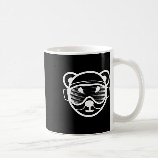 Snowboarder-Enthusiast Kaffeetasse (Rechts)