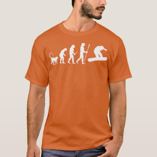Snowboarder-Evolution für Snowboarder T-Shirt