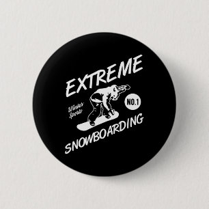 Snowboarder Extreme Snowboarden Wintersport Sno Button