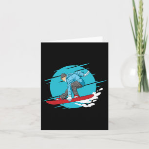 Snowboarder Extreme Winter Sports Snowboarden Karte