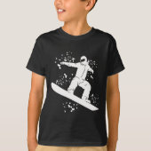 Snowboarder farbenfrohe Snowboard Snowboarden 2 T-Shirt (Vorderseite)