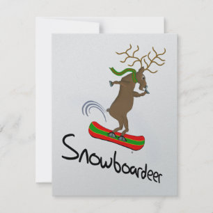 Snowboarder Funny Snowboarder Rentier