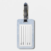 Snowboarder Gepäckanhänger (Rückseite vertikal)