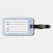 Snowboarder Gepäckanhänger (Rückseite horizontal)